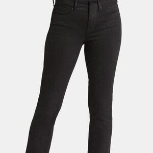 NYDJ Sheri Slim Ankle in Black Glamorous Sz 6